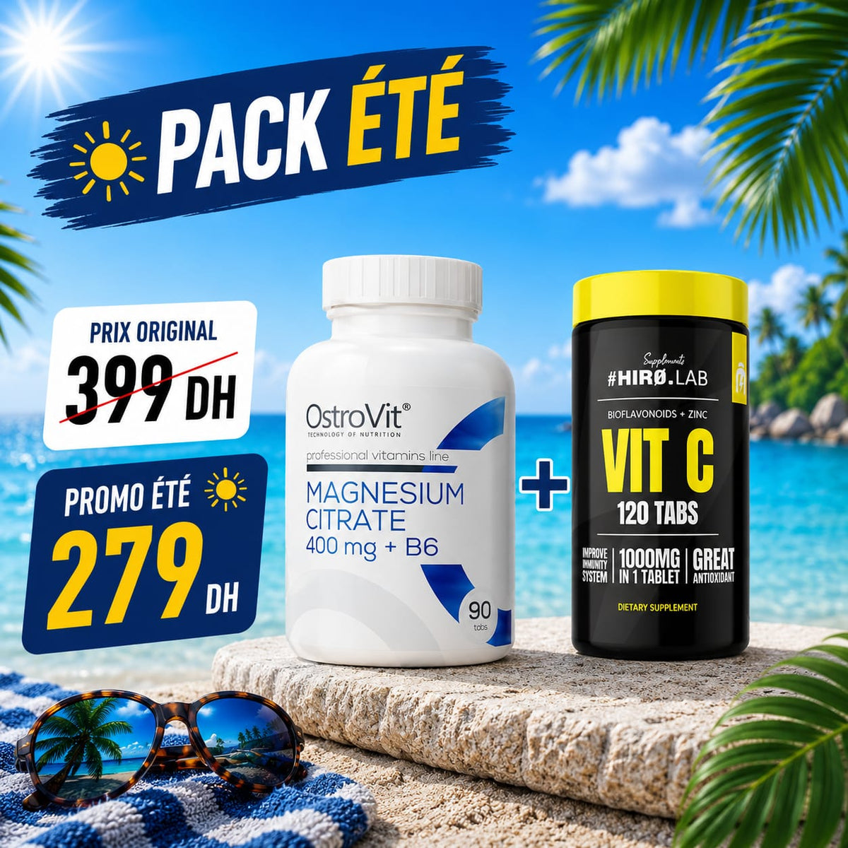 Pack Été - Magnesium Citrate + Vitamine C
