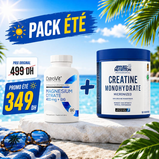 Pack Été - Magnesium Citrate + Creatine Monohydrate