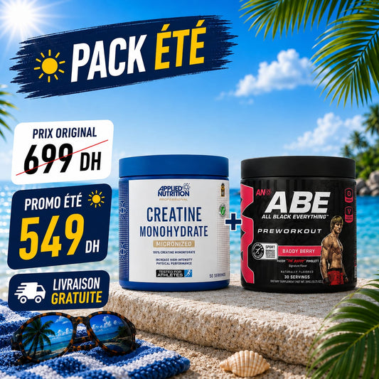 Pack Été - Creatine Monohydrate + ABE Preworkout