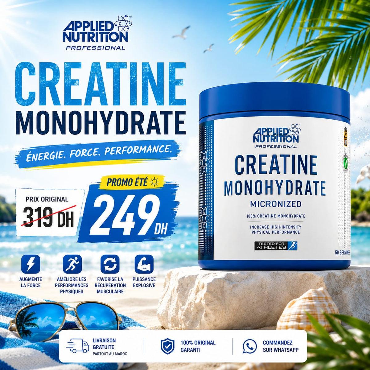 Creatine Monohydrate Micronized - Applied Nutrition