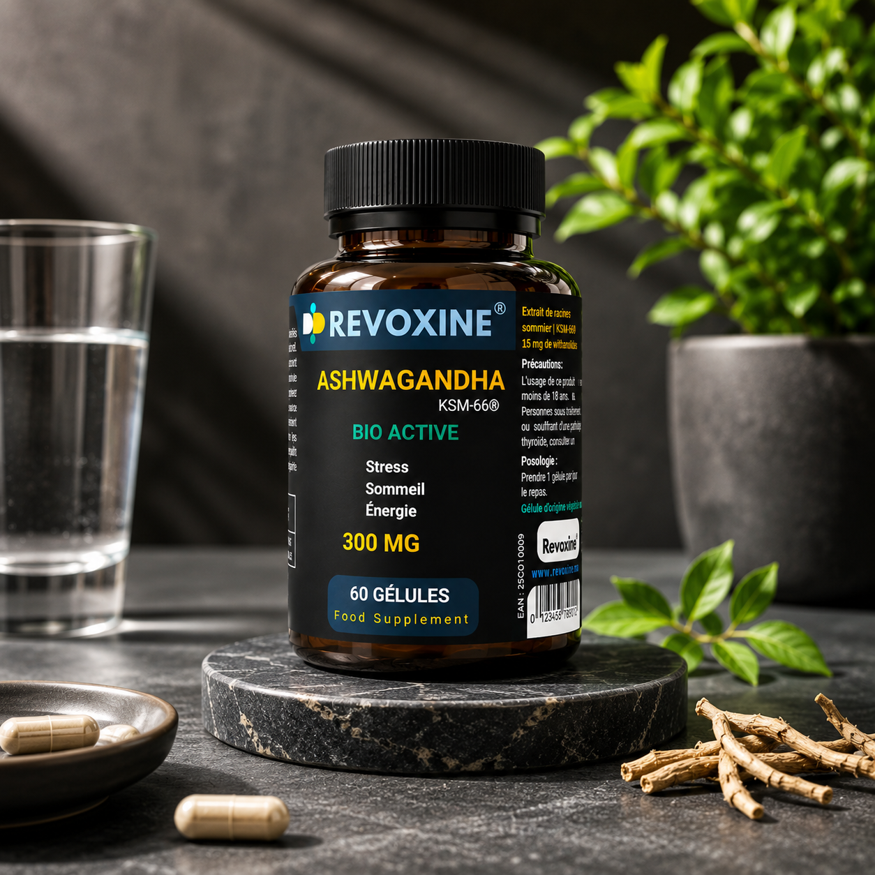 Ashwagandha KSM-66 Bio Active 300mg – 60 Gélules