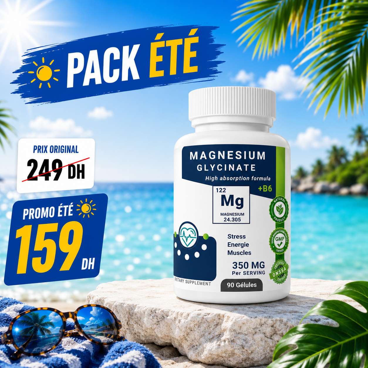 Magnésium Glycinate 350mg