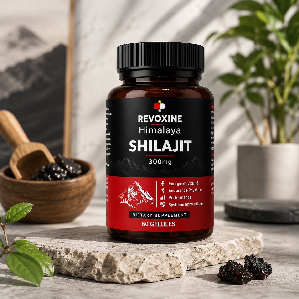 Shilajit Himalaya 300mg – 60 Gélules